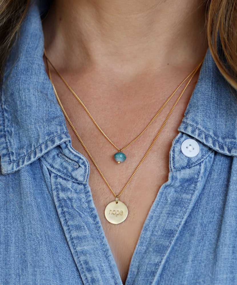 Primary image St. Jude Layered Necklace by Sabrina Soto & 31 Bits